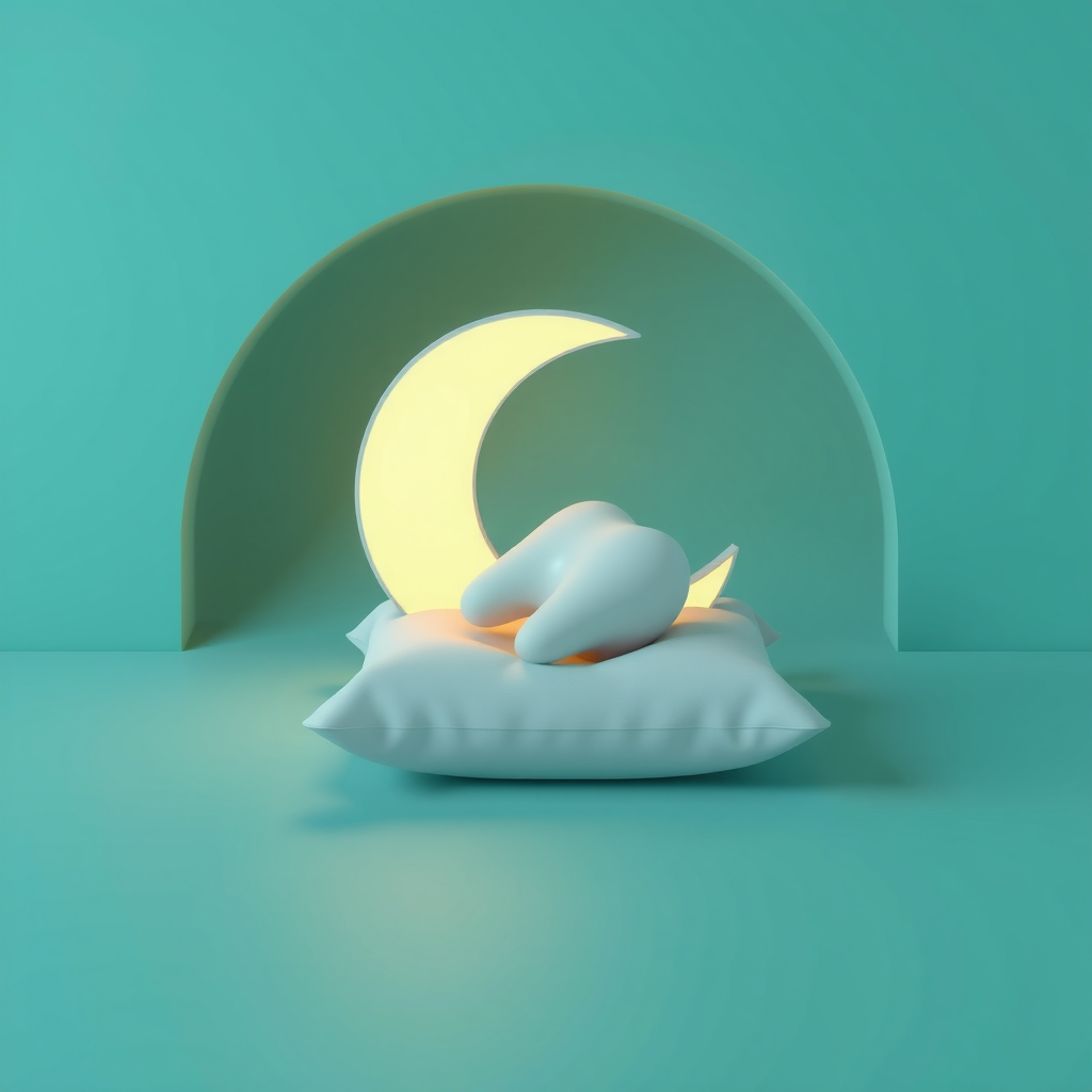 Illustration: Why Toothaches Often Feel Worse at Night