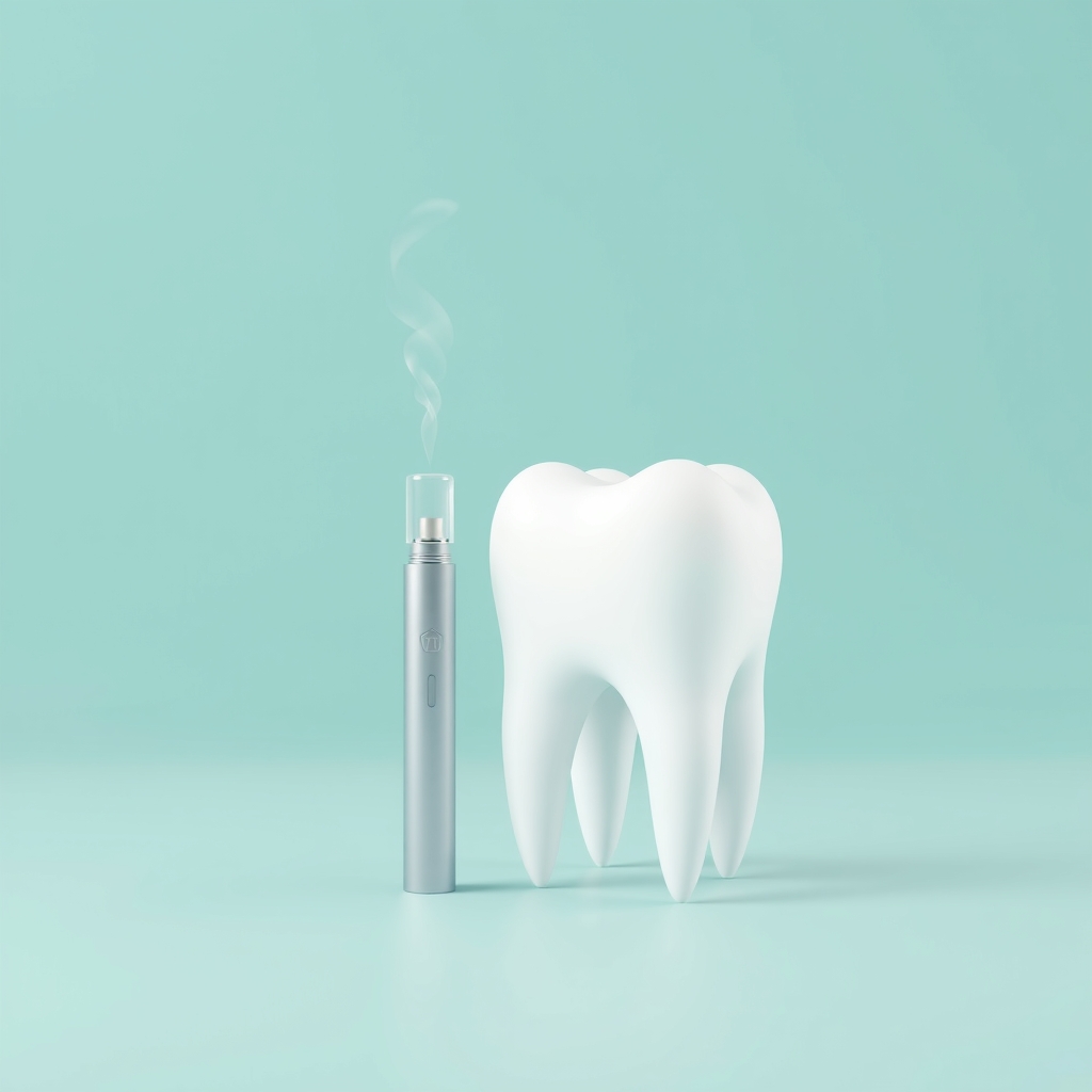 Illustration: How Vaping and E-Cigarettes Affect Your Teeth and Gums