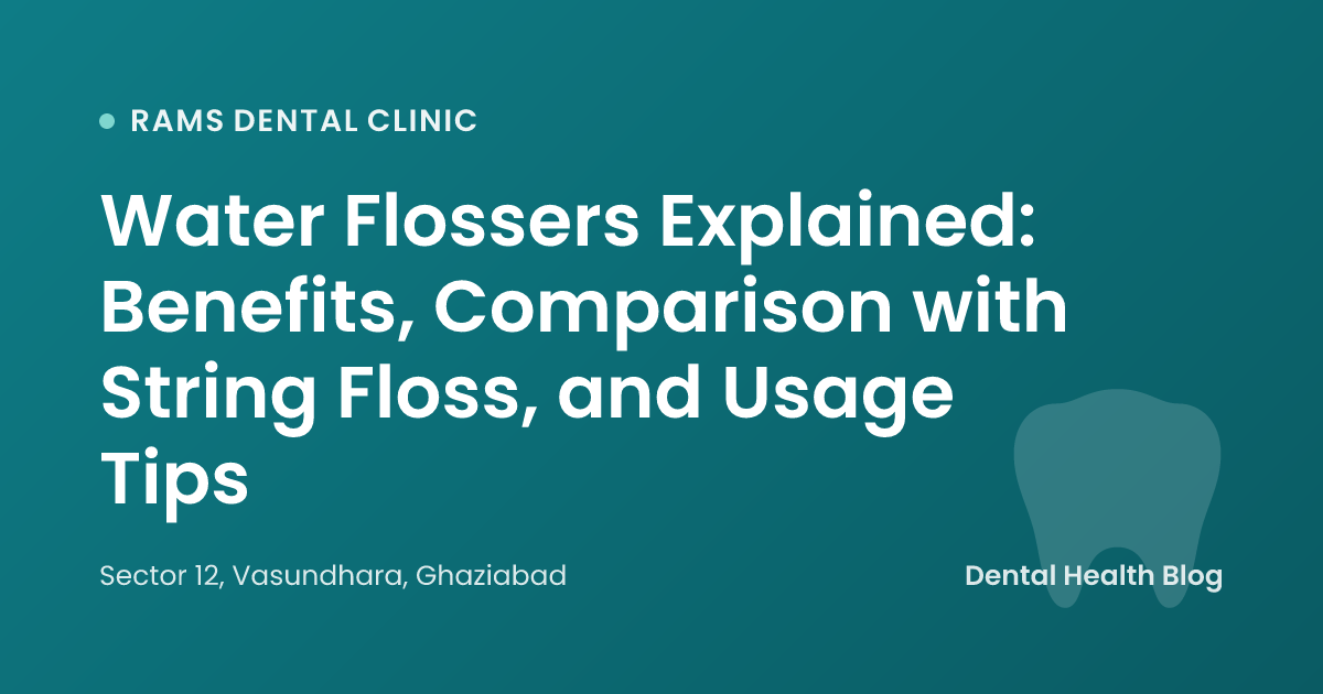 Water Flossers Explained: Benefits, Comparison with String Floss, and Usage Tips